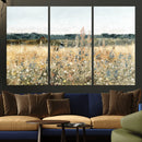 Wildflower Field Wall Art Canvas | Nature-Inspired Landscape