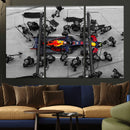 RedBull Formula 1 Canvas Wall Art Print