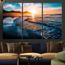 Beach Ocean Sunset on the Sea Wall Art Canvas, Beach Ocean by MyGreatCanvas | Canvas Wall Art Prints | Photo Prints & Wall Decor