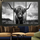 Scottish Cow Wall Art Canvas Print | Longhorn Wall Art | by MyGreatCanvas | Canvas Wall Art Prints | Photo Prints & Wall Decor
