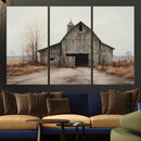 Farmhouse Rustic Barn Wall Art Canvas Print – Framed and by MyGreatCanvas | Canvas Wall Art Prints | Photo Prints & Wall Decor