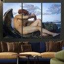 Fallen Angel Wall Art Canvas Print – Classic Art, Framed,