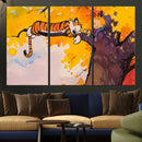 Calvin and Hobbes Tree Scene Canvas Print | 3 Panel Large by MyGreatCanvas | Canvas Wall Art Prints | Photo Prints & Wall Decor