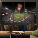 Fireworks at Angel Stadium – Los Angeles Angels Canvas