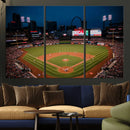 St. Louis Cardinals Baseball Team Print - Busch Stadium Wall by MyGreatCanvas | Canvas Wall Art Prints | Photo Prints & Wall Decor