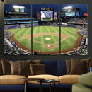 Citi Field Wall Art Print | 3-Panel New York Mets Baseball