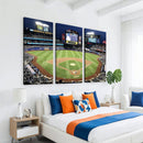 Citi Field Wall Art Print | 3-Panel New York Mets Baseball