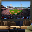 Cincinnati Reds Baseball Canvas Print - American Ball