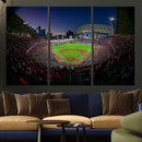Houston Astros Baseball Print Canvas - Houston Minute Maid