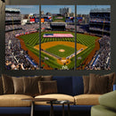 Yankee Stadium New York Wall Art Print | 3-Panel Canvas