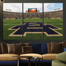 Football Stadium Wall Art – Framed Sports Field Canvas by MyGreatCanvas | Canvas Wall Art Prints | Photo Prints & Wall Decor