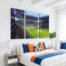 Tottenham Hotspur Stadium Canvas Print, Match Day Triple