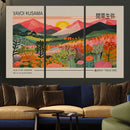 Yayoi Kusama 1986 Wall Art Print - Wabi Sabi Japanese Wall by MyGreatCanvas | Canvas Wall Art Prints | Photo Prints & Wall Decor