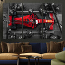 Ferrari Pit Stop Canvas Wall Art – Precision and Speed