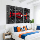 Ferrari Pit Stop Canvas Wall Art – Precision and Speed