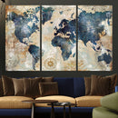 World Map Canvas Print – Framed Wall Art for Couples, by MyGreatCanvas | Canvas Wall Art Prints | Photo Prints & Wall Decor
