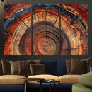 Abstract Tree Ring Art, Colorful Tree Ring Wall Decor, by MyGreatCanvas | Canvas Wall Art Prints | Photo Prints & Wall Decor