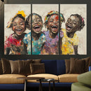 Shai Yossef style Joyful Childhood Canvas Wall Art - by MyGreatCanvas | Canvas Wall Art Prints | Photo Prints & Wall Decor