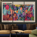 Yayoi Kusama Wall Art Canvas Print, Abstract Art, Large