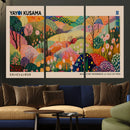 Yayoi Kusama Japanese Art Canvas Print, Abstract Art, Large