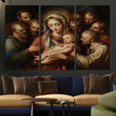Religious Canvas Wall Art Print - Madonna and Child with by MyGreatCanvas | Canvas Wall Art Prints | Photo Prints & Wall Decor