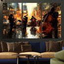 Jazz Wall Art Canvas Print – Colorful Musical Instrument