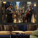 Jazz Canvas Wall Art Print – Abstract African American Music by MyGreatCanvas | Canvas Wall Art Prints | Photo Prints & Wall Decor