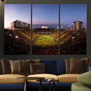 Iowa Hawkeyes Kinnick Stadium Wall Art Canvas Print, Framed