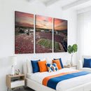 Indiana Memorial Stadium Wall Art Canvas Print, Framed