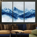 Blue Mountains Wall Art – Framed Snowy Range Canvas Artwork, by MyGreatCanvas | Canvas Wall Art Prints | Photo Prints & Wall Decor