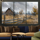Rustic Autumn Farmhouse Wall Art Canvas Print – Serene