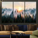 Abstract Forest Wall Art - Serene Nature Canvas Print with by MyGreatCanvas | Canvas Wall Art Prints | Photo Prints & Wall Decor