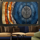 Abstract Tree Rings Wall Art Canvas Print – Modern Wood by MyGreatCanvas | Canvas Wall Art Prints | Photo Prints & Wall Decor