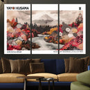 Yayoi Kusama Wall Art Canvas Print – Framed Large Abstract