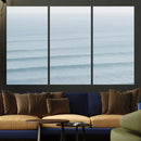 Ocean Waves Wall Art Canvas Print – Framed Solo Surfer Wave
