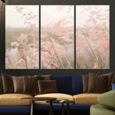 Pastel Grasses Wall Art Canvas Print – Framed Soft Meadow