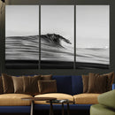 Black Wave Wall Art Canvas Print – Framed Abstract Surf by MyGreatCanvas | Canvas Wall Art Prints | Photo Prints & Wall Decor