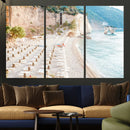 Beach Wall Art Canvas Print – Framed Coastal Seascape Summer