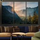 Yosemite Valley Wall Art Canvas Print – Framed Mountain