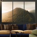 Mountain Wall Art – Framed Sunset Landscape Canvas Artwork, by MyGreatCanvas | Canvas Wall Art Prints | Photo Prints & Wall Decor