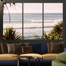 Ocean Surfer Wall Art Canvas Print – Framed Coastal Surf Art by MyGreatCanvas | Canvas Wall Art Prints | Photo Prints & Wall Decor