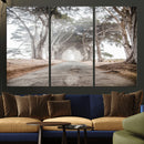 Cypress Tunnel Wall Art – Framed Misty Road Canvas Artwork, by MyGreatCanvas | Canvas Wall Art Prints | Photo Prints & Wall Decor
