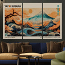 Yayoi Kusama Wall Art Canvas Print – Framed Large Abstract