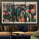 Yayoi Kusama Art Print Canvas – Abstract Mount Fuji Japanese