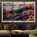 Modern Japanese Wall Art Canvas Print – Framed Contemporary