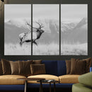 Elk Wildlife Wall Art Canvas Print – Framed Mountain Elk Art by MyGreatCanvas | Canvas Wall Art Prints | Photo Prints & Wall Decor