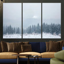 Winter Forest Wall Art Canvas Print – Framed Snowy Landscape by MyGreatCanvas | Canvas Wall Art Prints | Photo Prints & Wall Decor