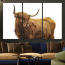 Highland Cow Wall Art Canvas Print – Framed Farmhouse Rustic by MyGreatCanvas | Canvas Wall Art Prints | Photo Prints & Wall Decor