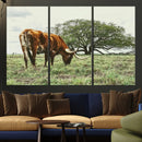 Texas Longhorn Wall Art Canvas Print – Rustic Western Ranch by MyGreatCanvas | Canvas Wall Art Prints | Photo Prints & Wall Decor