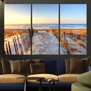 Ocean Sunset Wall Art Canvas Print – Nautical Beach